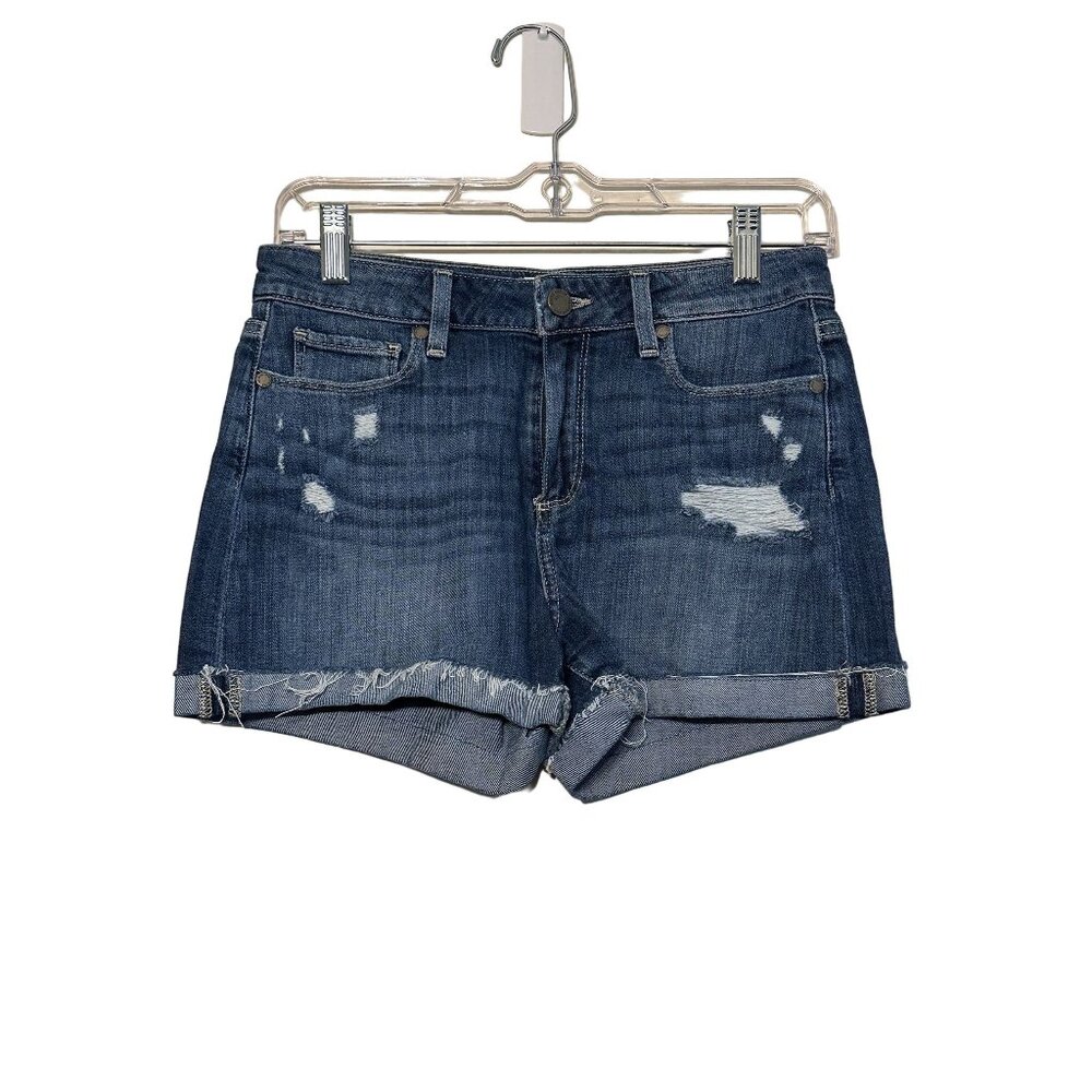 Paige "Jimmy Jimmy" Distressed Denim Jean Shorts Size 26